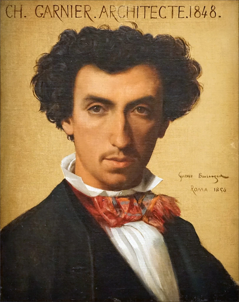 Ritratto di Charles Garnier, 1854 - Villa Medici, Accademia di Francia, Roma
